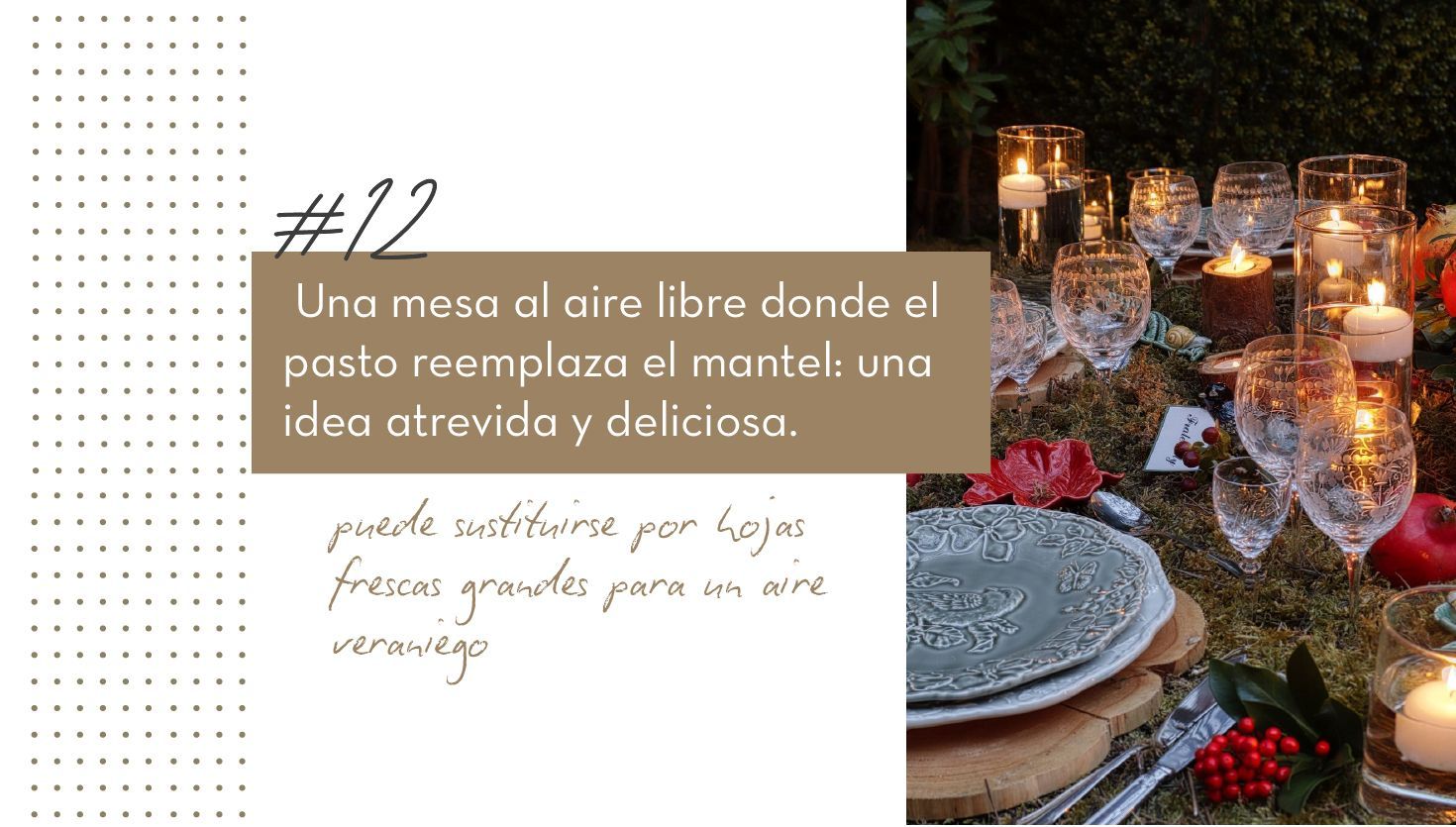 La magia de los ambientes navideños