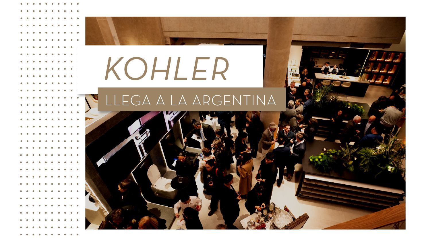 La firma internacional Kohler llega a la Argentina junto a Grupo Vasser para renovar el segmento de baño y cocina