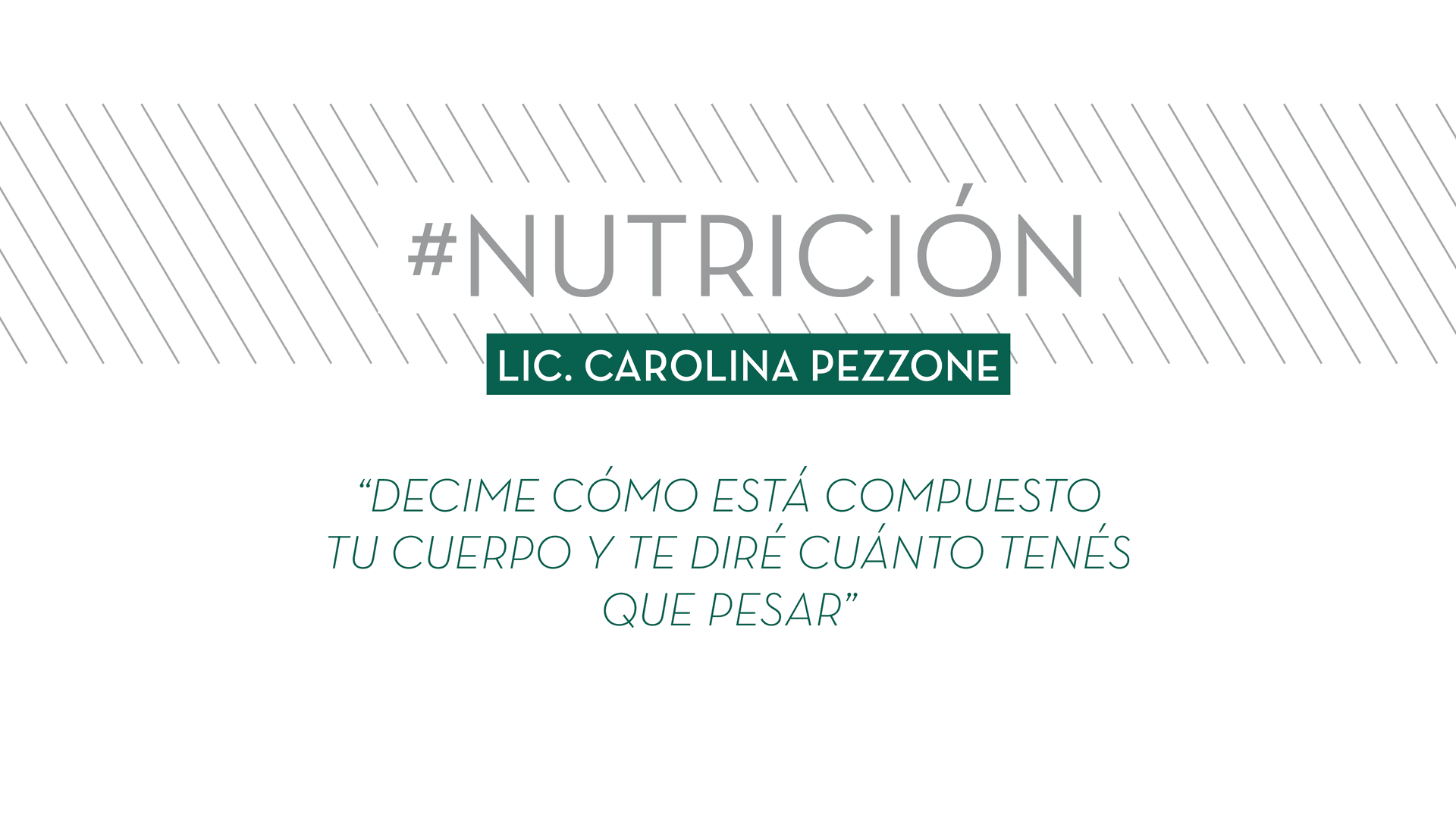 Nutrición: Cineantropometría
