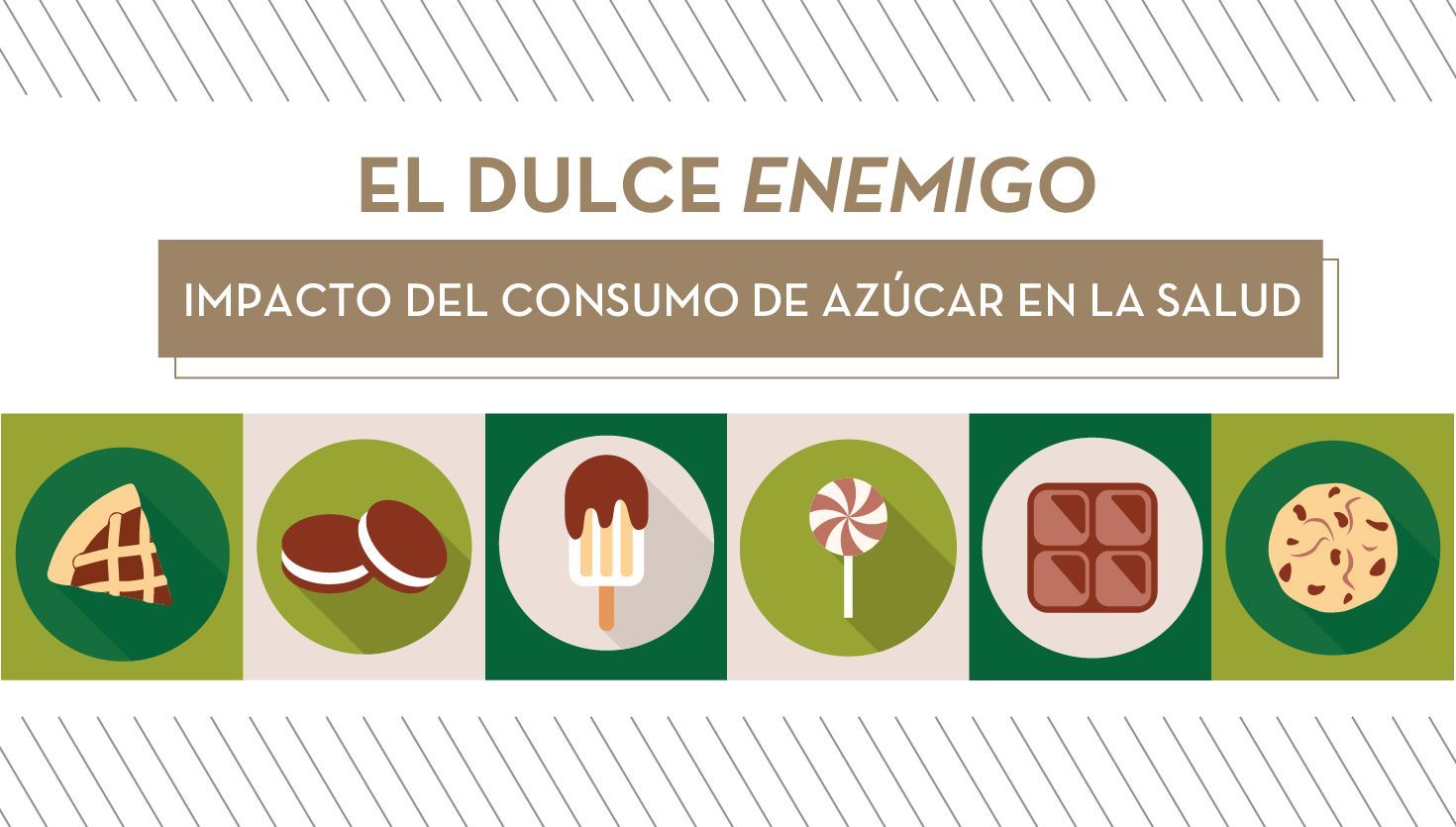 El dulce enemigo: Impacto del consumo de azúcar en la salud.