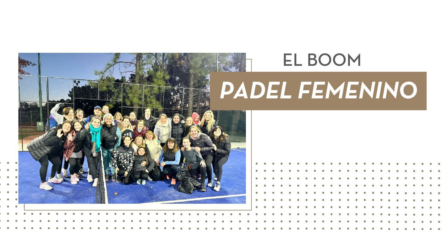 El boom del pádel femenino