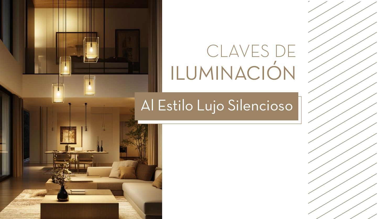 La Iluminación al estilo lujo silencioso