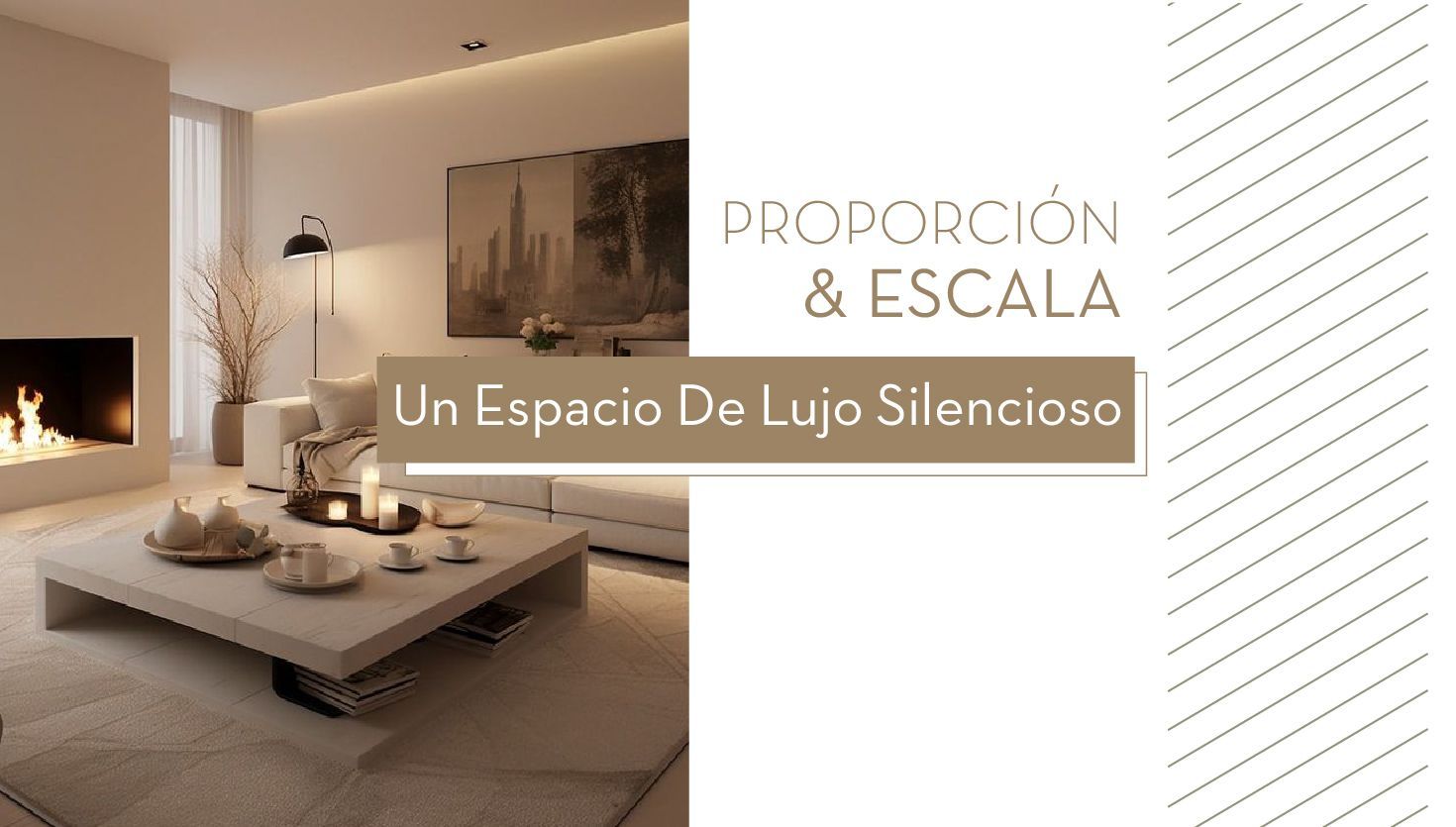 Proporción y Escala: El Secreto para un espacio de lujo silencioso