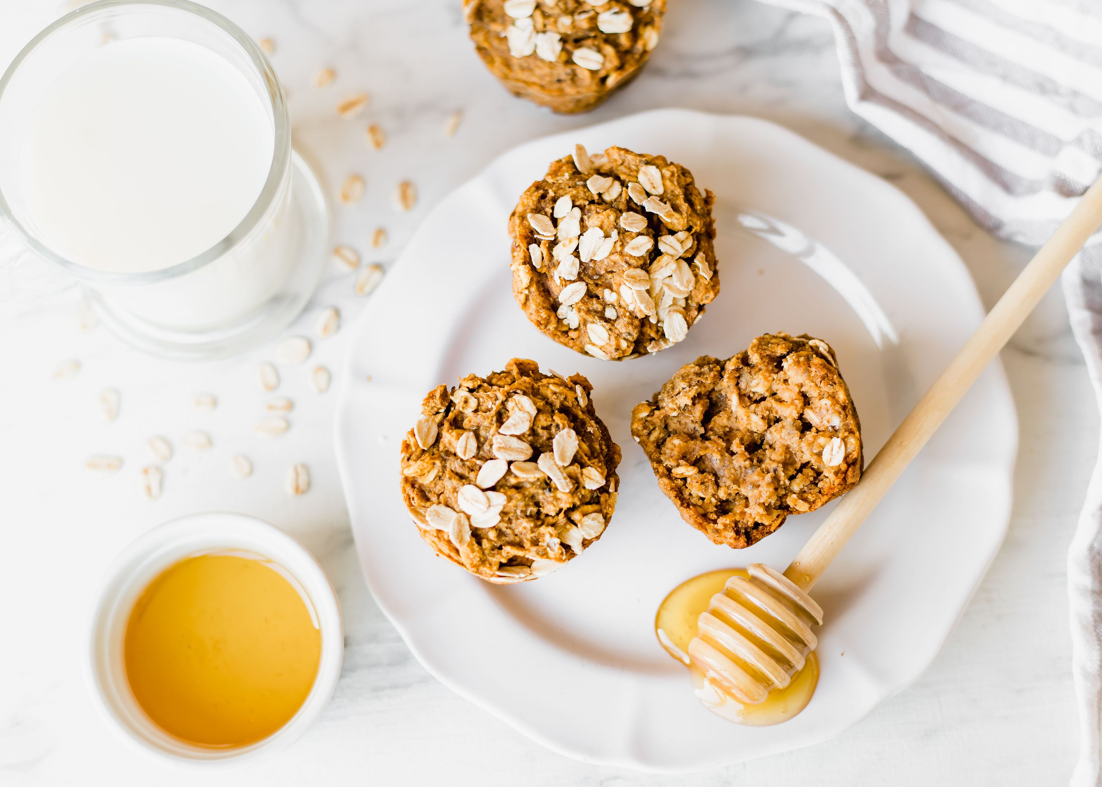 Muffins de batata con avena & Pumpkin Spice