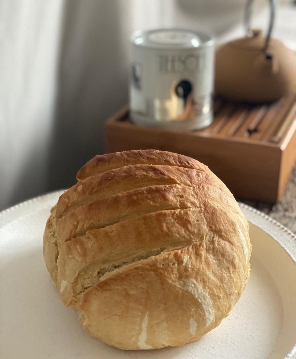 Receta de pan de campo ahumado con Té