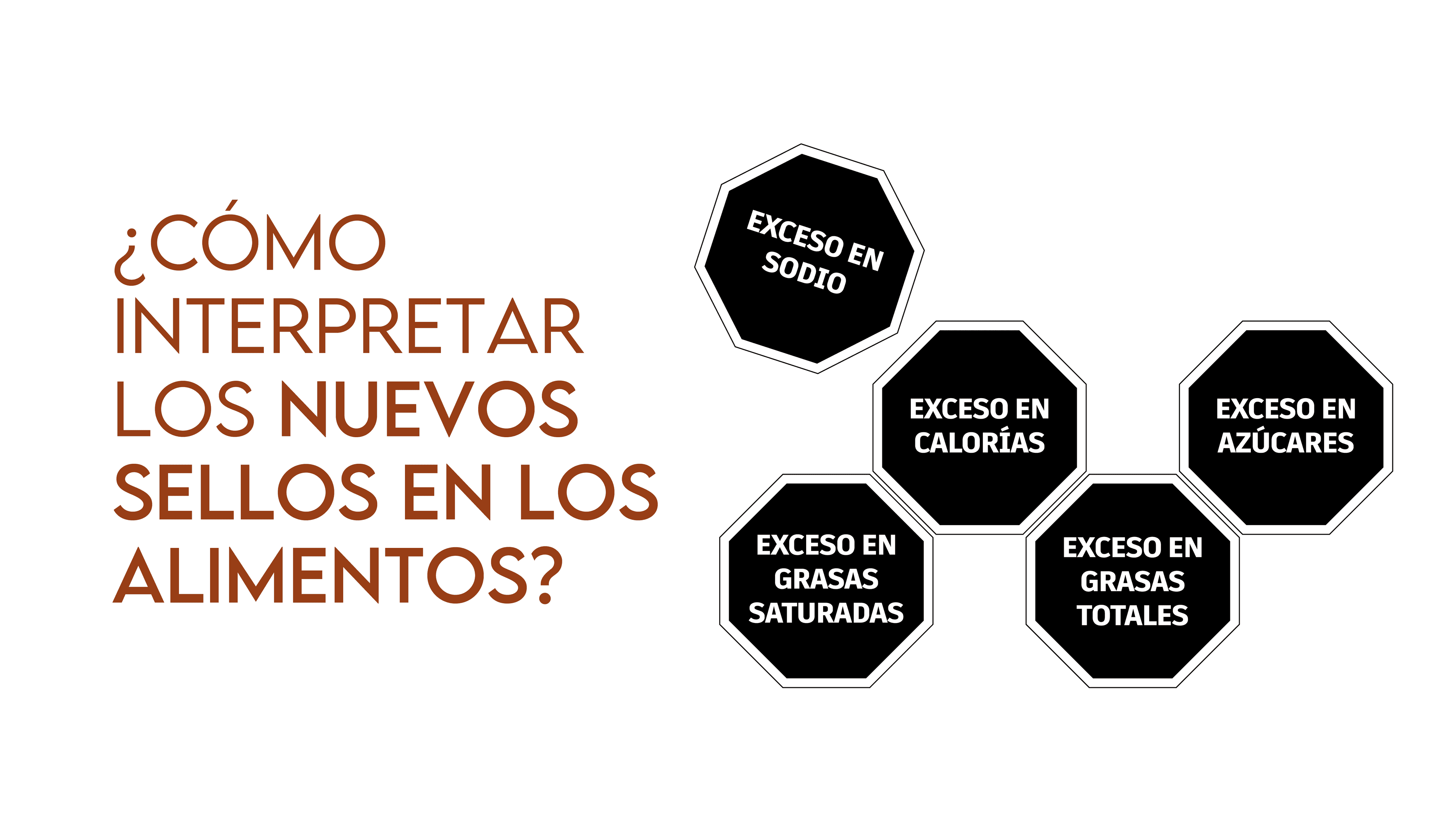 Cómo interpretar los nuevos sellos en los alimentos