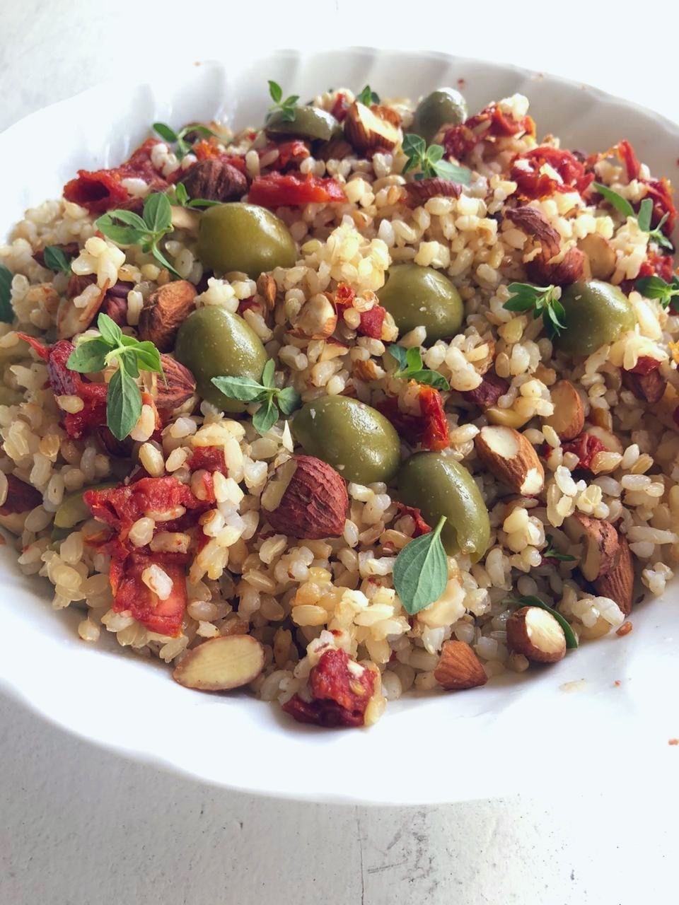 Ensalada de arroz fria 