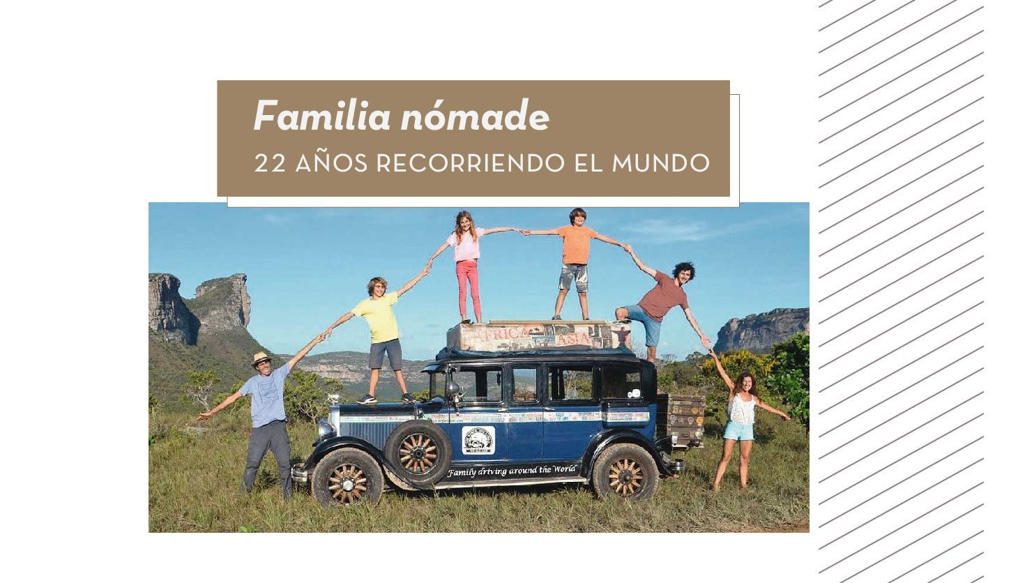 Familia nómade: 22 años recorriendo el mundo en un Graham Paige