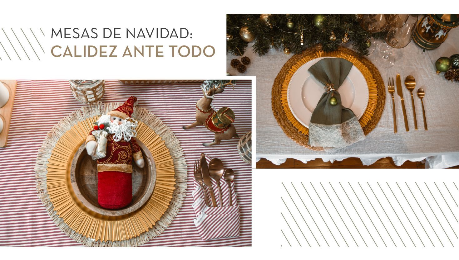 Ideas para vestir nuestras mesas en las fiestas