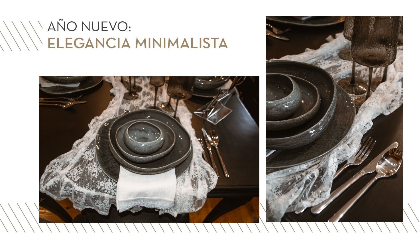 Ideas para vestir nuestras mesas en las fiestas