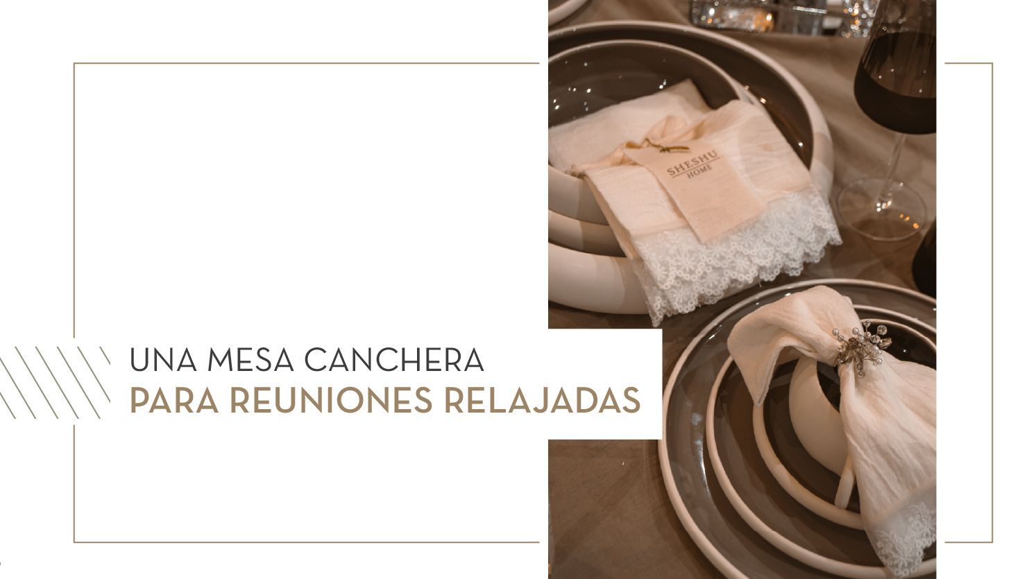 Ideas para vestir nuestras mesas en las fiestas