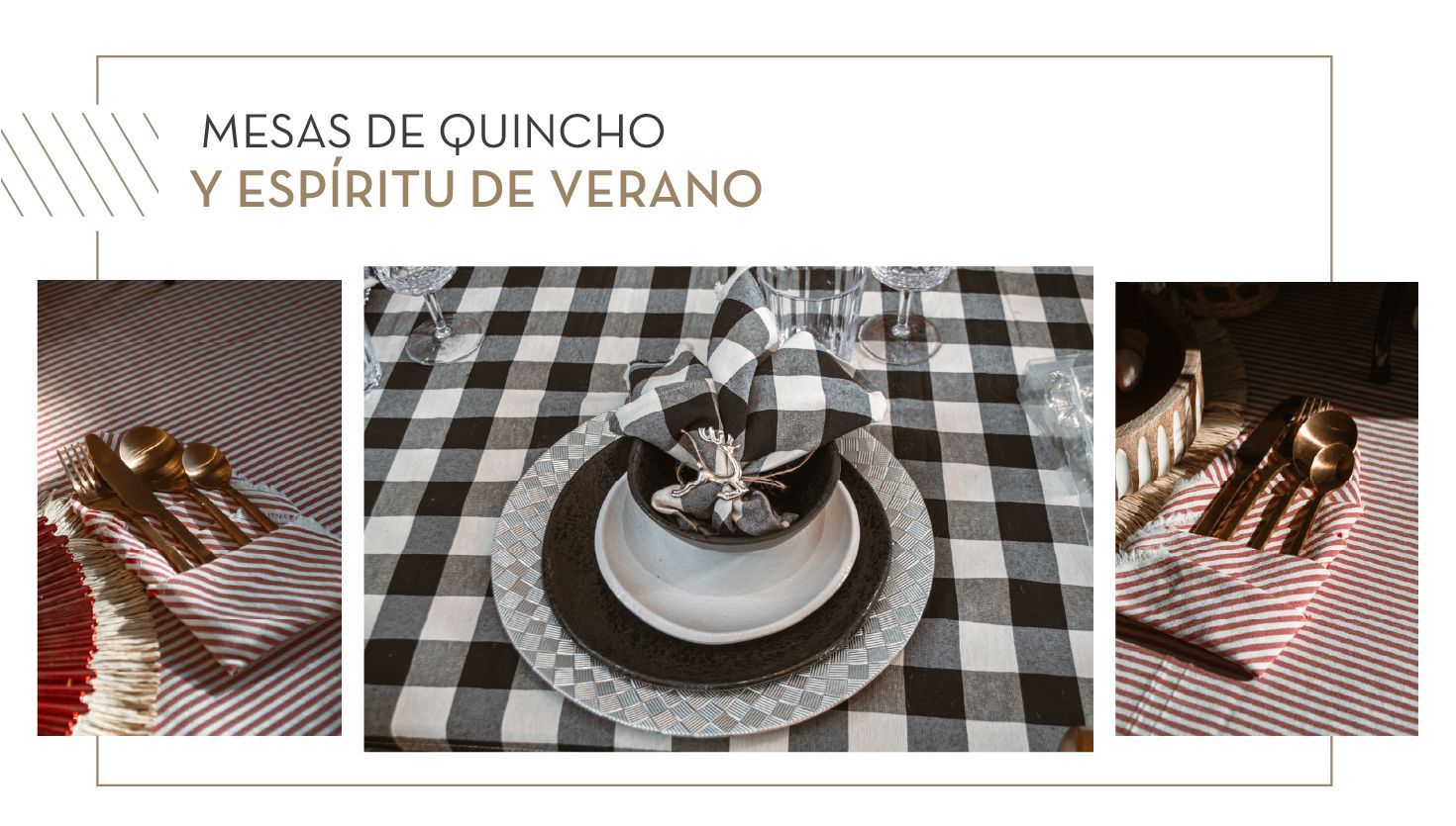 Ideas para vestir nuestras mesas en las fiestas