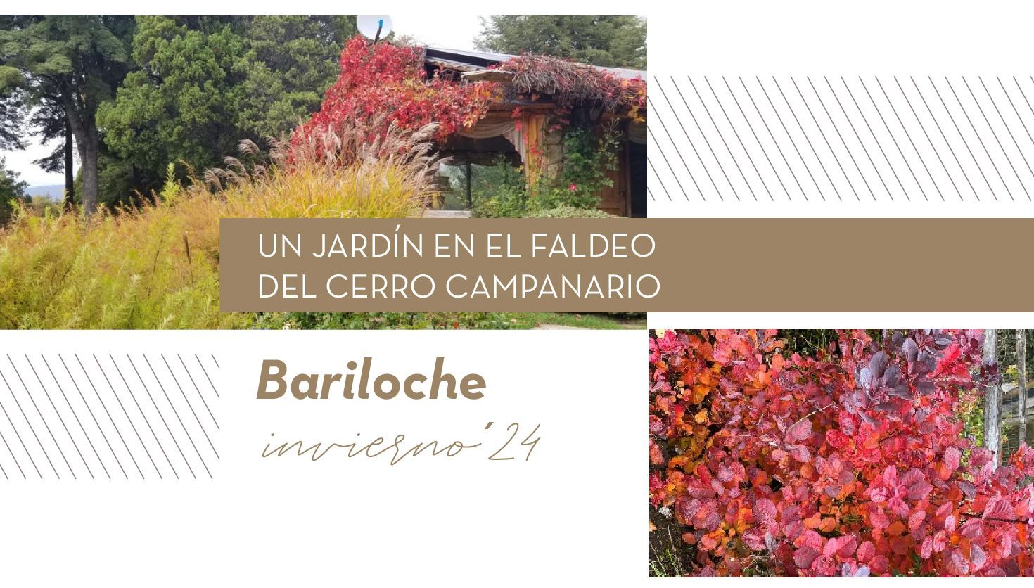 Un jardín en el faldeo del Cerro Campanario - Bariloche