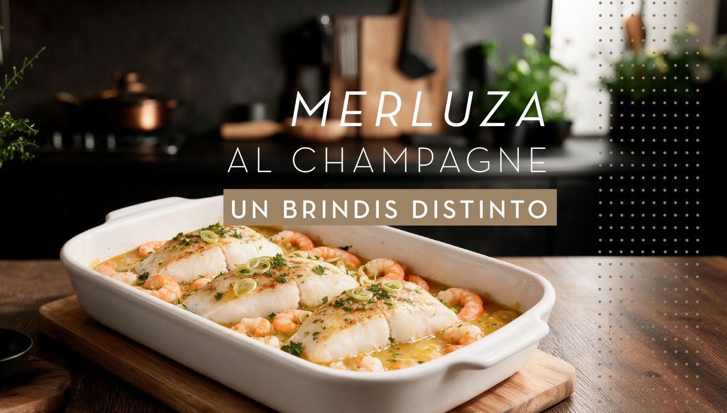 Merluza al champagne: cuando el brindis también llega al plato