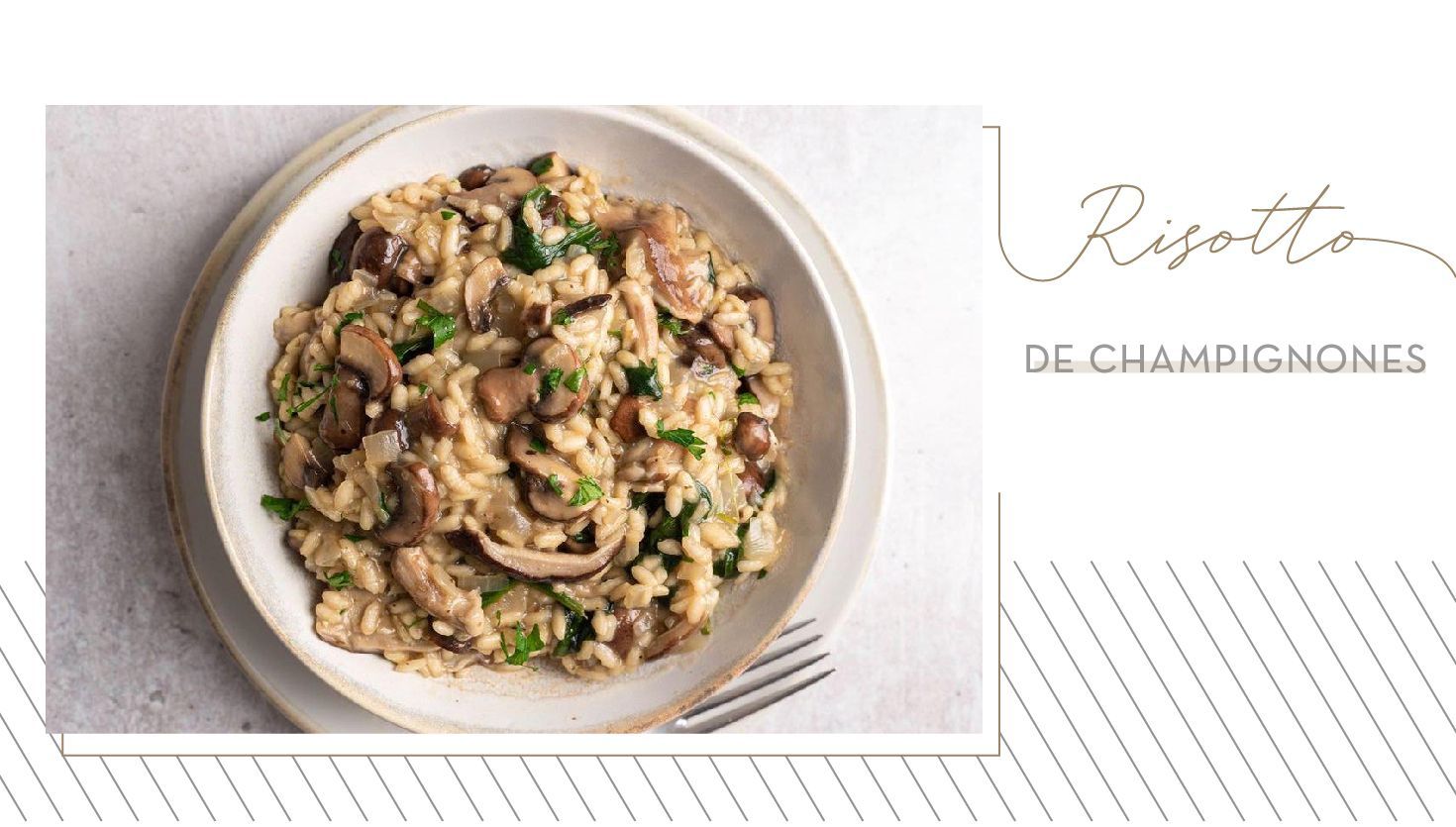 Risotto de champignones