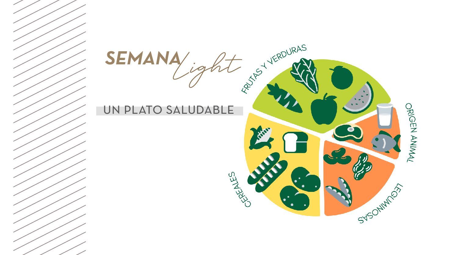 Un plato saludable