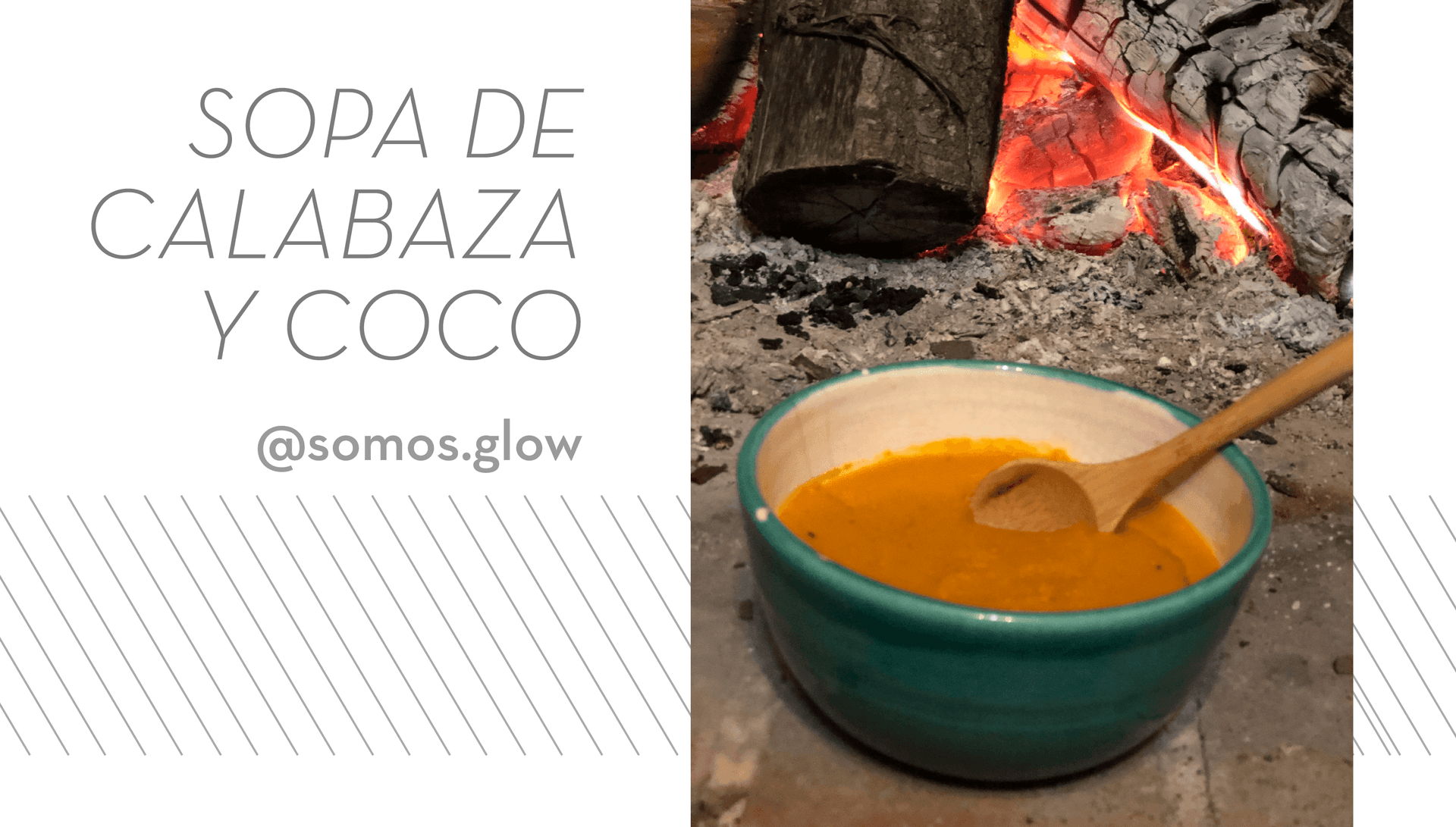 Sopa de calabaza y coco