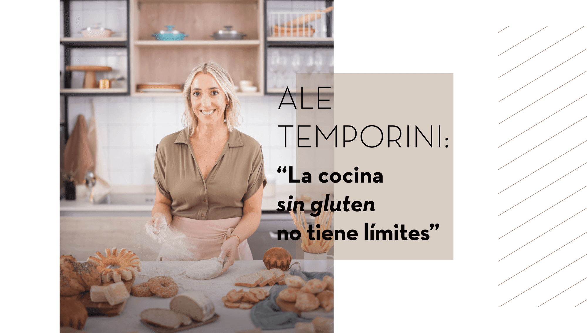 Ale Temporini: “La cocina sin gluten no tiene límites”